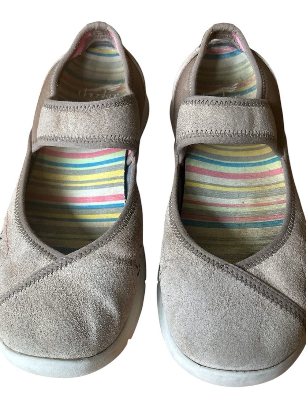 DANSKO ‘Emmy’ Tan Suede Slip On Mary Jane Shoe size 39